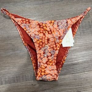 L*space Jay Lilly of the Valley Floral Print Bitsy Bikini Swim Bottoms